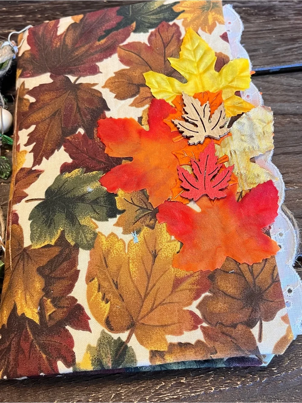Fall Junk Journal Thanksgiving Autumn Holiday Softcover 2 Signatures Decorated